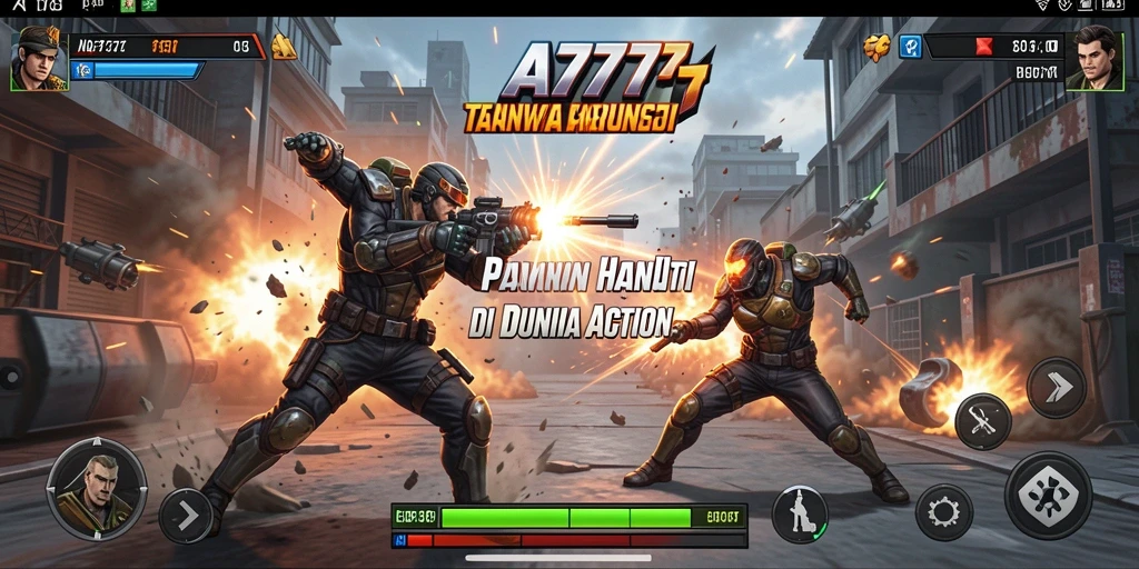 Gameplay mendebarkan A7777 dengan pertarungan seru dan aksi cepat.