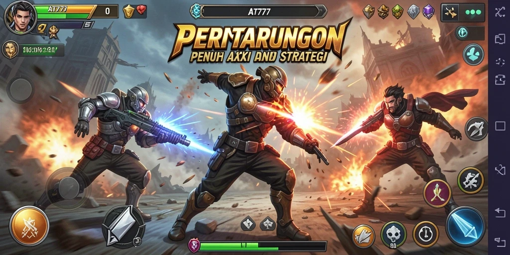 Tampilkan gameplay seru dalam pertarungan di AT777.