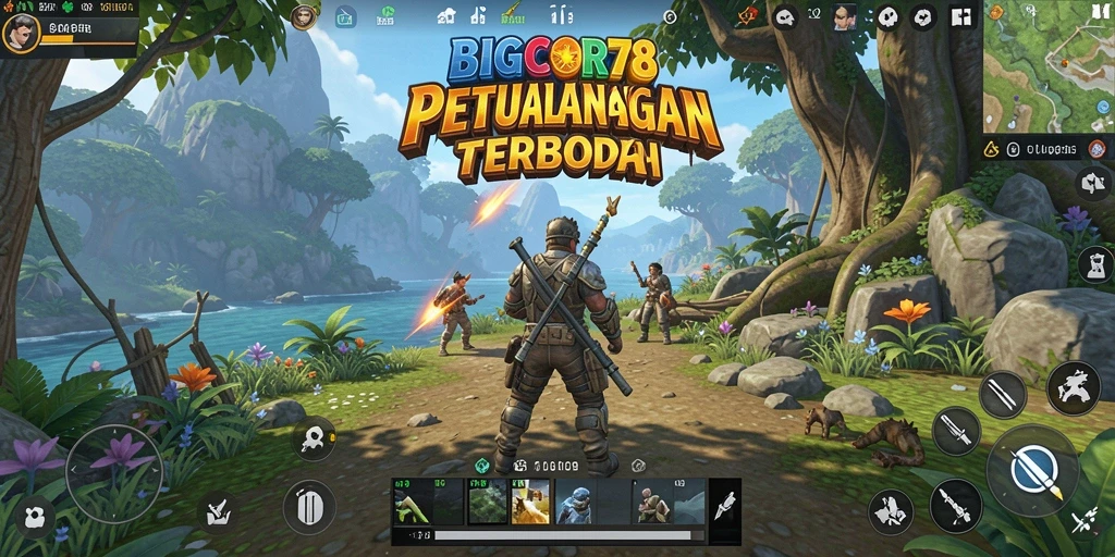 Screenshot gameplay menampilkan petualangan seru di dunia terbuka.