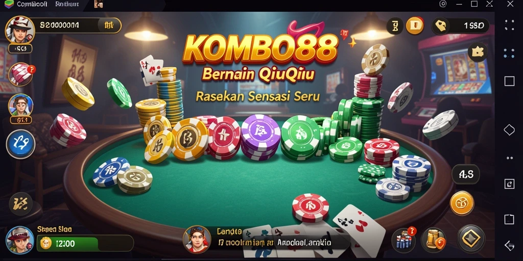 Gameplay menarik QiuQiu di KOMBO88 dengan kartu menantang.