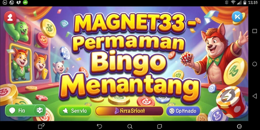 Tampilan menawan dari gameplay Bingo MAGNET33 yang seru dan menarik.