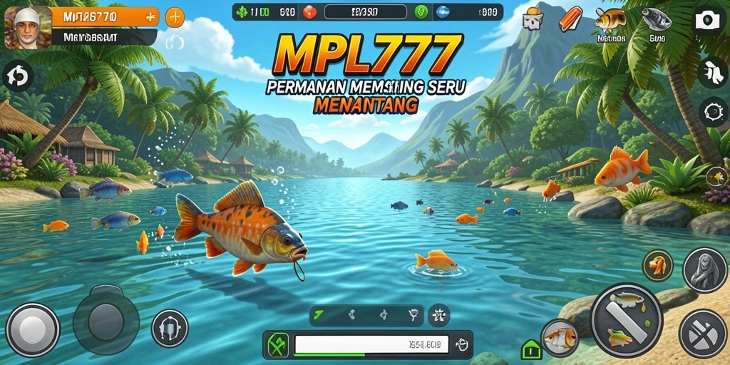 Tampilan gameplay memancing yang seru dan menantang di MPL777.