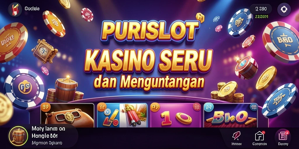 Tampilan gameplay saat memutar mesin slot di PURISLOT.