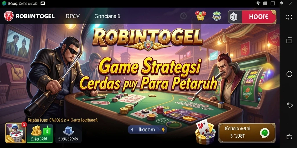 Tampilan gameplay ROBINTOGEL dengan fitur analisis strategi yang menarik.