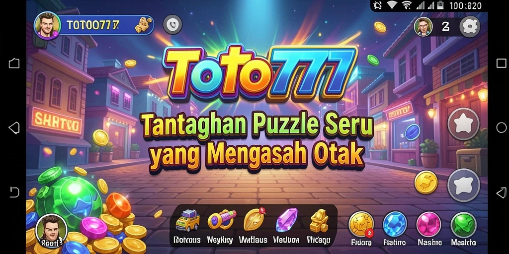 Tampilan gameplay TOTO777 yang menantang dan penuh warna.