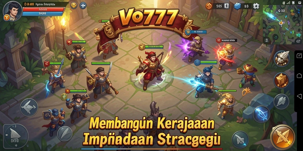 Tampilan gameplay VO777 yang menakjubkan dalam dunia strategi.